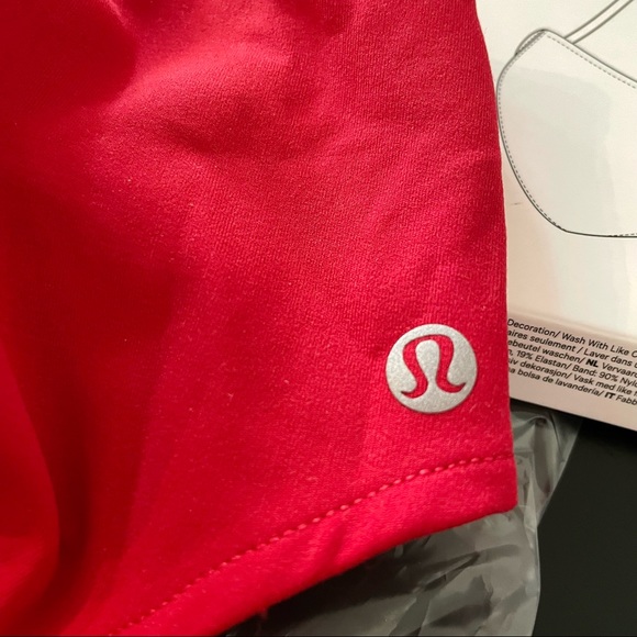 Lululemon double strap Face Mask Nulu dark red NIB - Picture 6 of 14